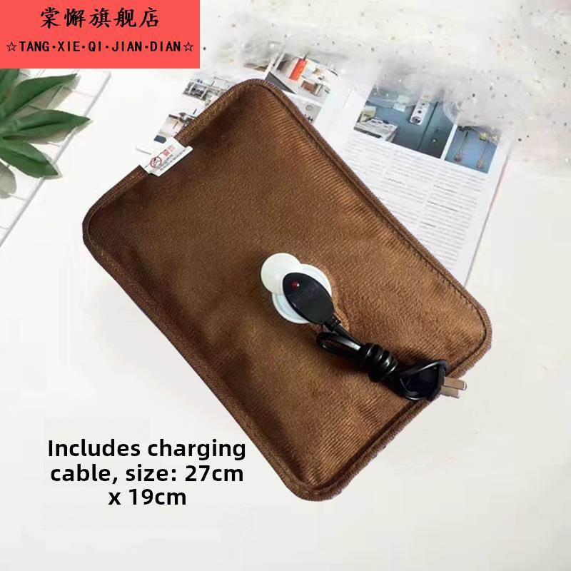 3号拉炼充电热水袋绒布防爆丝光内胆电暖宝暖宫宝冬天暖床暖手宝