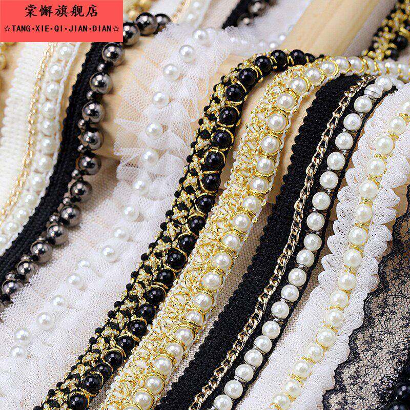 布料面料女装领子蕾丝花边丝带织带服装辅料布条帆布腰带衣服装饰