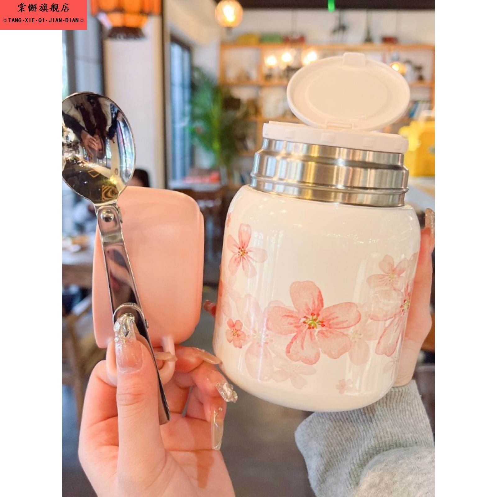 焖烧杯316食品级焖烧壶不锈钢保温杯便携燕窝银耳羹杯上班族早餐