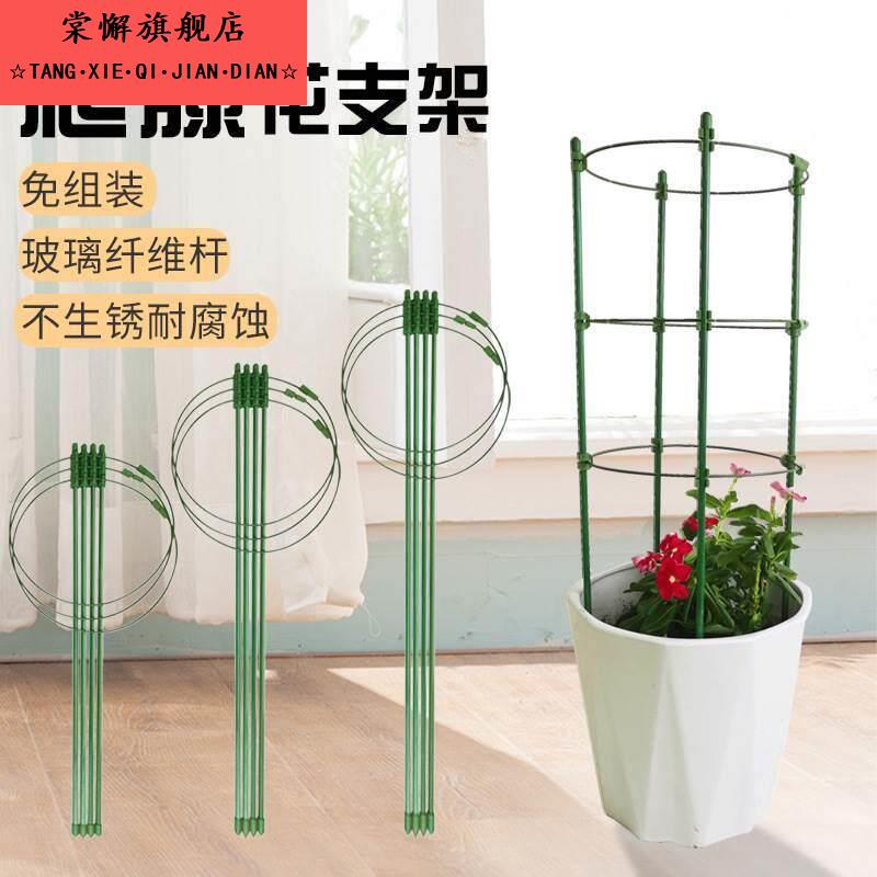 花盆围架花盆围圈葡萄树爬藤架盆栽金钱树昙花专用花架爬藤支架固图片