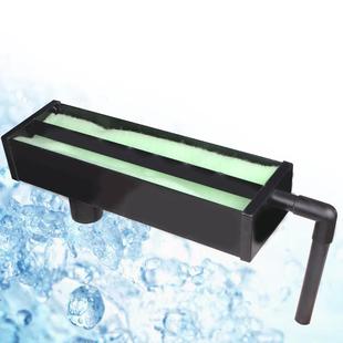 鱼缸过滤盒过滤器水族箱上置过滤槽顶部过滤设备上滤滴流盒加盖子