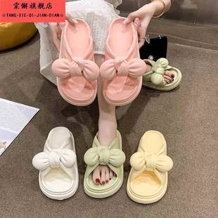 2025新款 软底拖鞋 女士浴室洗澡防滑防臭踩屎感外穿厚底ins凉拖夏