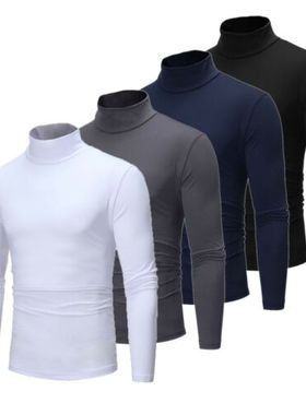 Cotton Cotton High Neck Pullover Sweater Tops Turtleneck UK