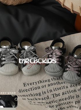 『脏脏风』护趾儿童皮面稳步鞋春秋男女童机能鞋250106