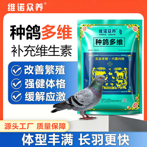 种鸽多维维生素补充剂改善繁殖强健体格缓解应激种预混料营养产蛋