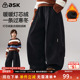 子2026春季 新款 男童灯芯绒复合摇粒绒裤 ask儿童裤 休闲裤