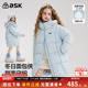 ask儿童羽绒服2025冬季 新款 女童连帽保暖羽绒外套