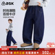 中大童长裤 ask儿童裤 男童时尚 潮酷牛仔裤 子2026春季 新款