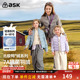 ask新年拜年服儿童羽绒服202春女童轻薄羽绒服中大童外套