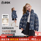 ask北极鸭绒儿童羽绒服2025冬季 新款 女童保暖牛仔羽绒外套