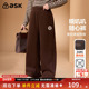 ask美拉德儿童裤 奥粒绒长裤 子女童春新款 中大童直筒裤