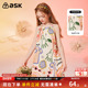 ask 吊带裙中大童薄裙子 新款 女童吊带连衣裙童装 公主裙夏季