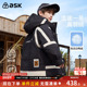 ask 外套 工装 儿童羽绒服2025秋冬新款 保暖派克服中长款