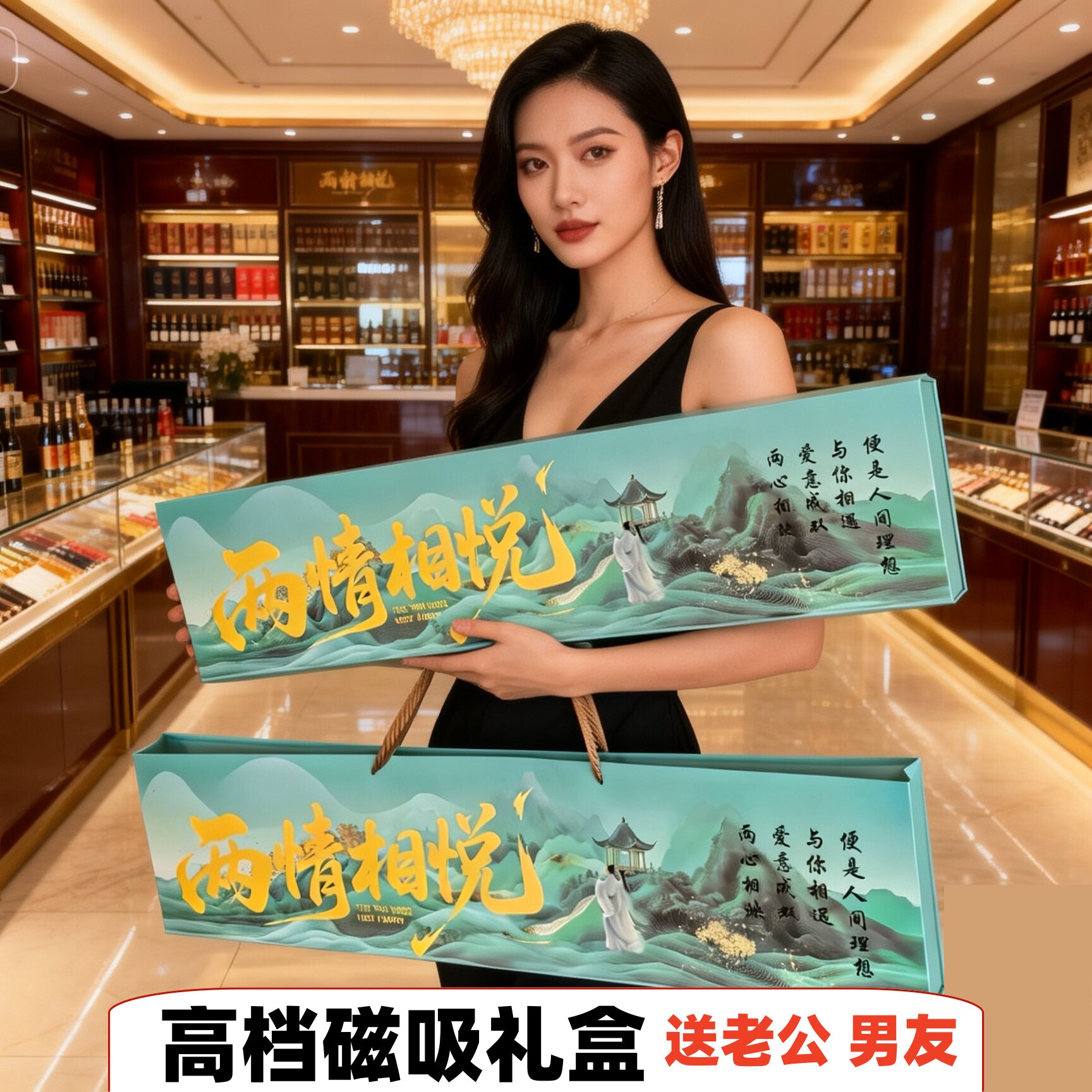 送男友老公烟盒装礼盒三生有幸以创意礼盒/礼品套组