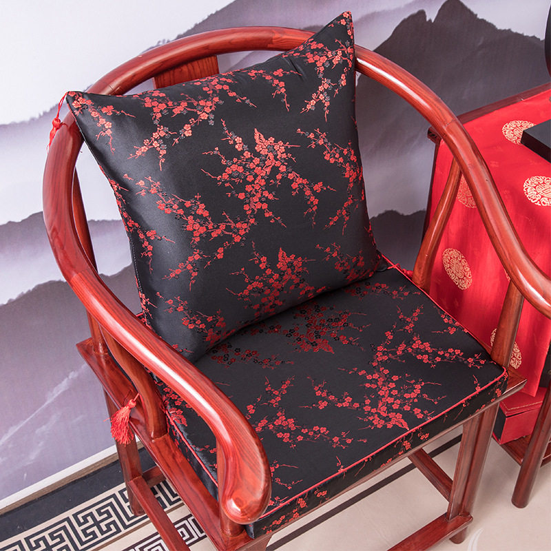 红木沙发坐垫可拆洗中式椅子餐椅垫子皇宫圈椅太师椅垫沙发套