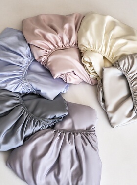 100S莱赛尔天丝床笠单件春夏丝滑裸睡凉感纯色床垫保护套
