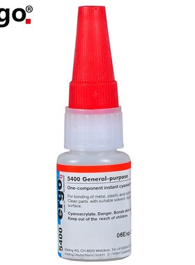 瑞士进口ergo胶水5400强力万能粘鞋塑料金属陶瓷木头502快干胶