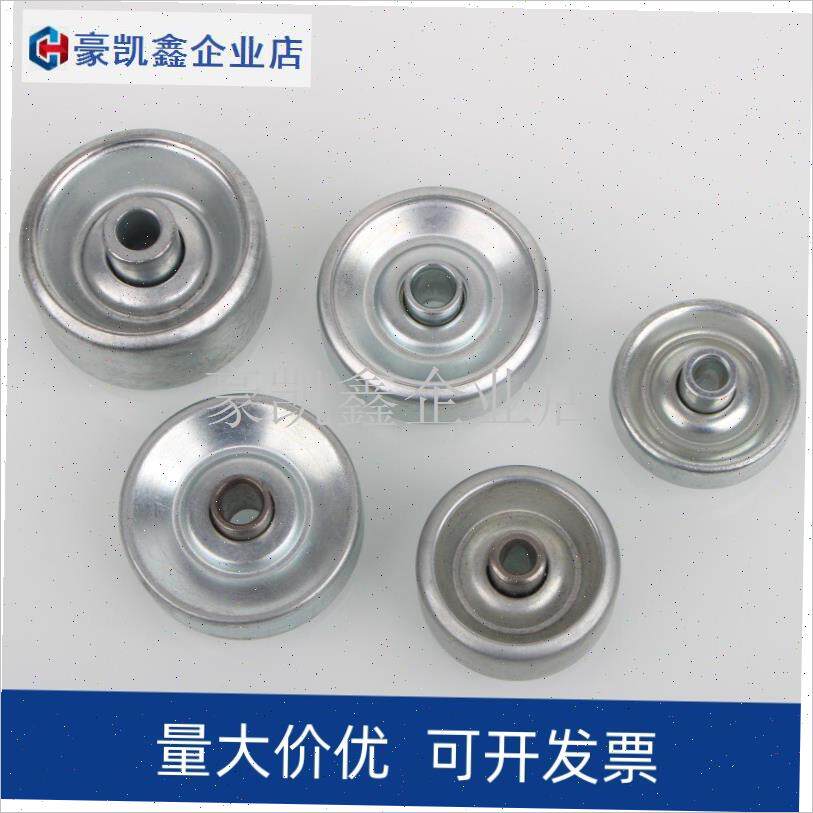 福来轮流利条滚轮金属镀锌滑轮传送带滑道轮轴承H滚轮流水线导向.