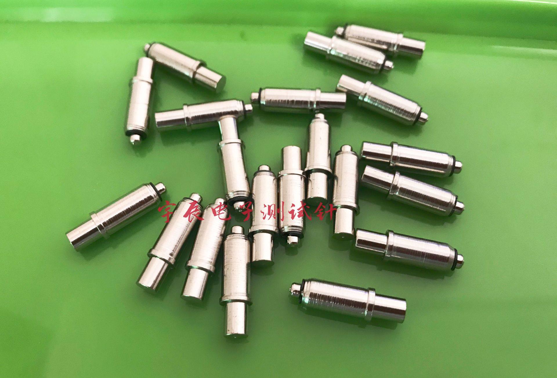 短伸缩顶针GP-2T/2G 内牙/平头 总长18.5mm弹簧定位针 压缩顶针