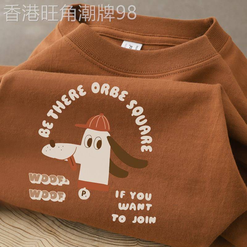 MAROLIO~彰显青春气息！美式休闲印花短袖男270G纯棉透气圆领上衣