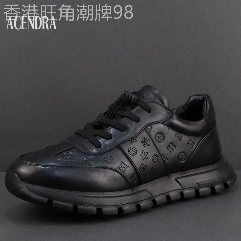 男士奢品头层牛皮休闲鞋ACENDRA厚底潮流运动鞋百搭时尚