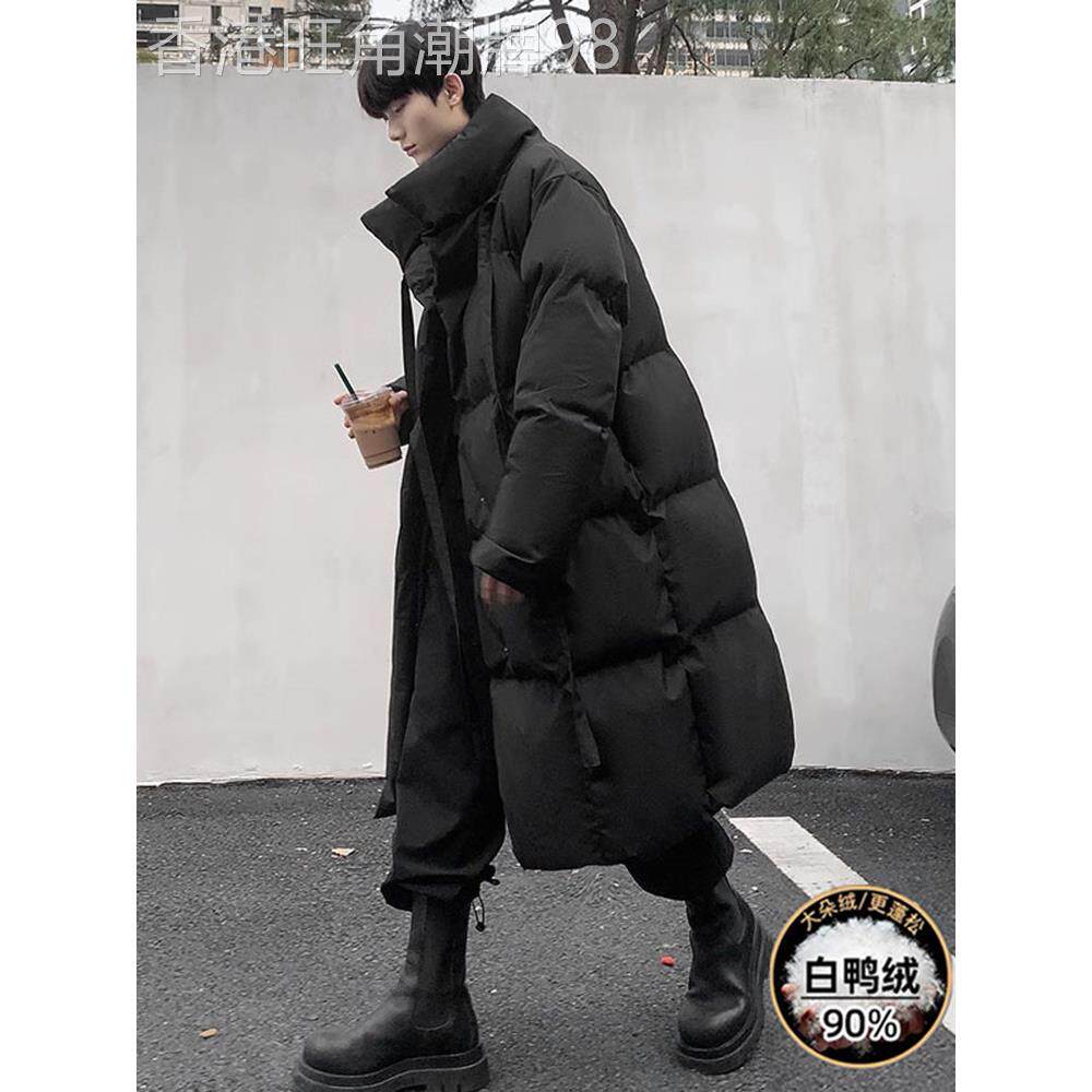 2025年冬季男士高端长羽绒服新款小众设计加厚过膝保暖男士夹克