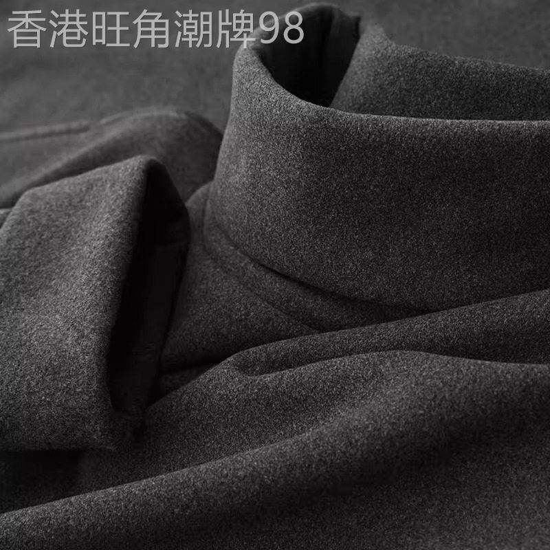 双面绒卫衣男士秋冬季高领长袖防寒内衬衣加厚保暖休闲磨毛打底衫