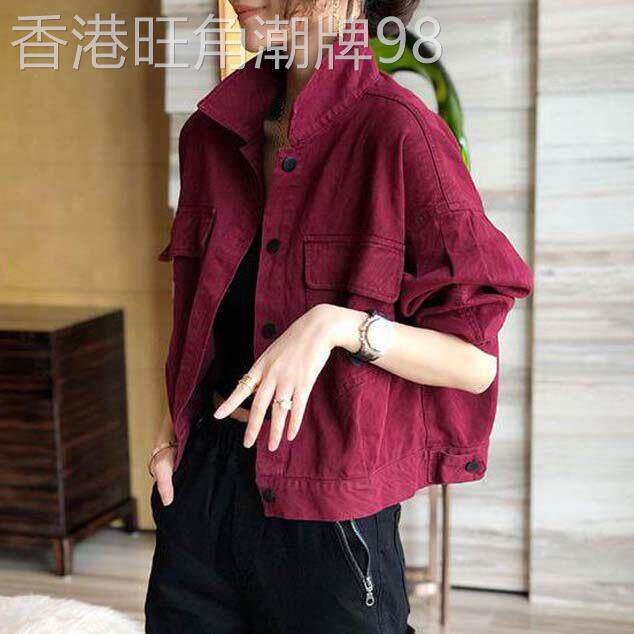 欧洲站牛仔短外套女春秋2025新款时尚洋派休闲 夹克衫韩版宽松上