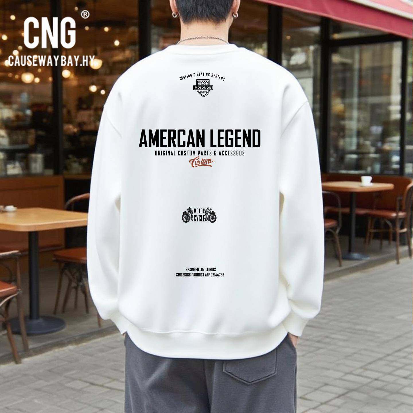 香港潮牌美式痞帅卫衣男秋冬高级感潮流休闲纯棉保暖长袖上衣外套