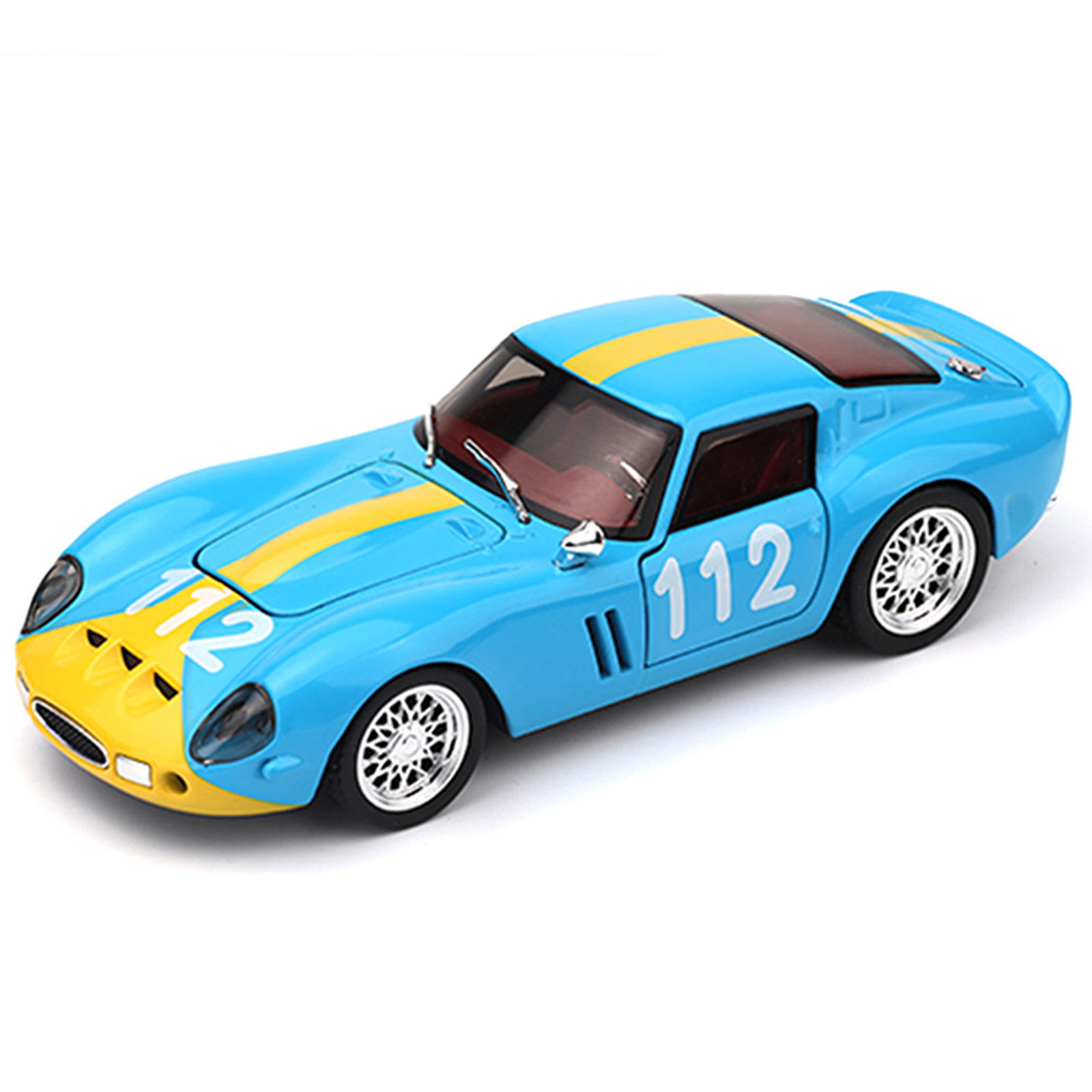 新款1:32合金250GTO跑车赛道版模型仿真声光汽车书房装饰摆件