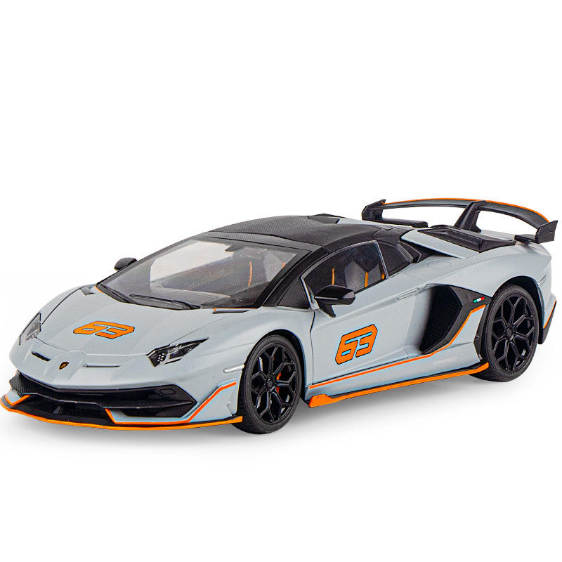 1/18兰博SVJ63合金模型仿真跑车男孩玩具情人节礼物热销新品