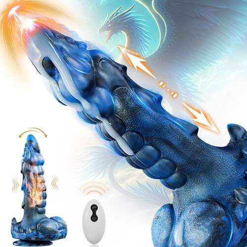 Huge Thrusting Dildo Vibrator Fantasy Monster Female Penis