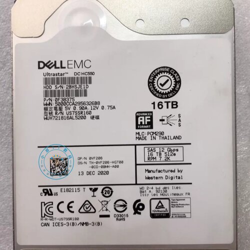 戴尔/Dell16TSAS3.512G0VF2