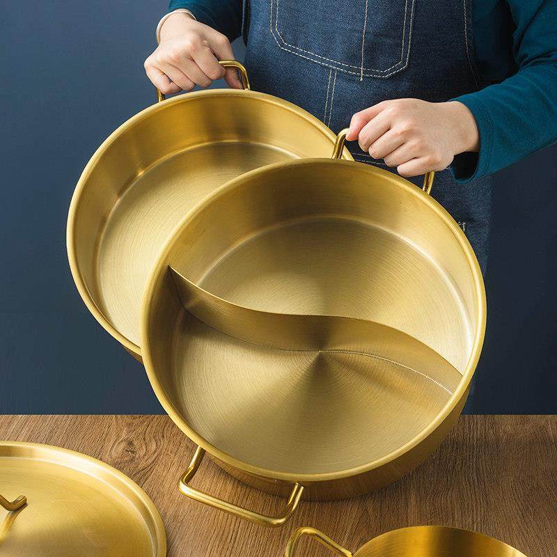 不锈钢锅火锅鸳鸯锅加厚家用商用燃气通用电磁炉专用汤锅盆店吃,厨房/烹饪用具,火锅,淘宝优惠券,粉丝福利购,淘宝优惠卷