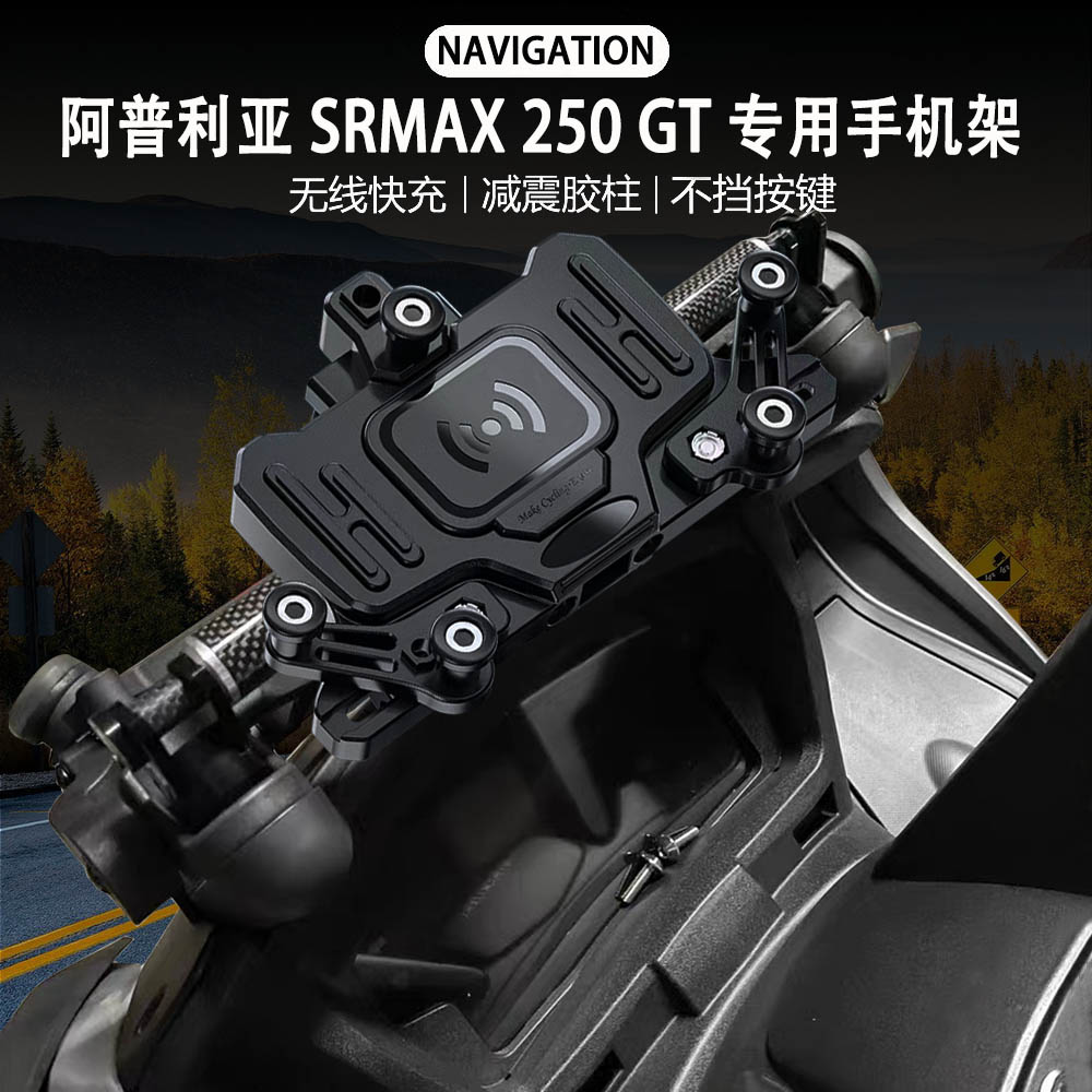 阿普利亚srmax250GT手机架减震