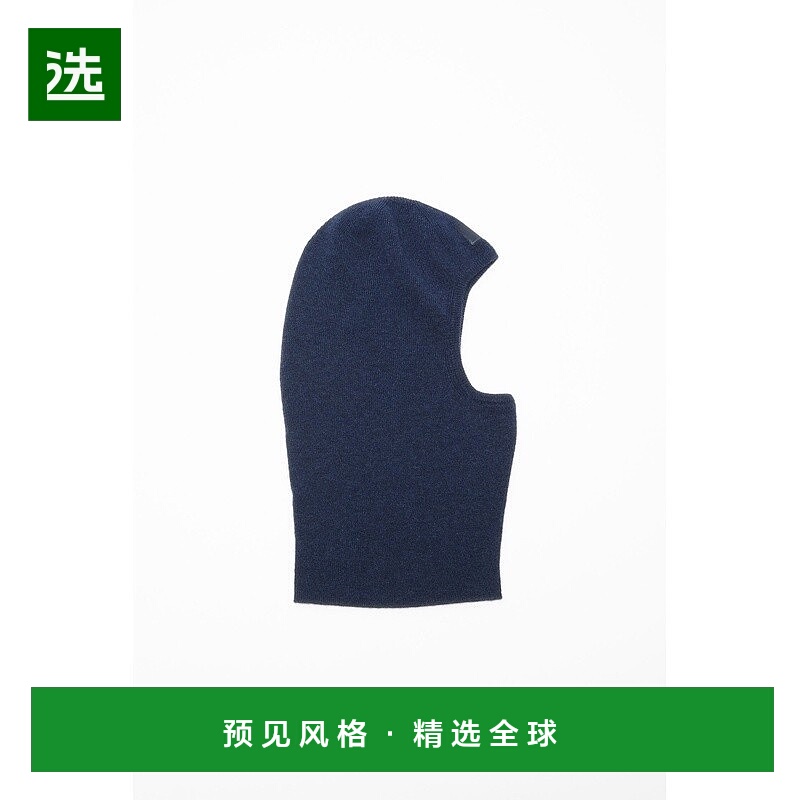 欧洲直邮Acne Studios  SS25女士海军蓝羊毛/牦牛毛巴拉克拉