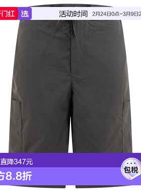 1h可退 香港直邮GR10K 男士 抽绳束腰短裤 BG112102DF30 grey灰色