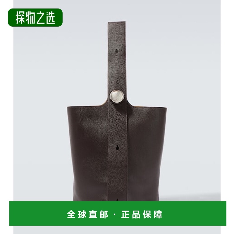 1h可退 香港直邮LOEWE 罗意威 男士 卵石花纹大号皮革水桶包