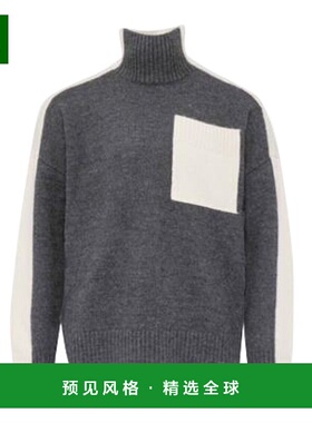 1h可退 香港直邮J.W. Anderson 女士 贴袋高领毛衣 KW1402YN0367