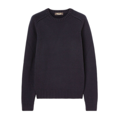 香港直邮Loro Piana Parksville 圆领羊绒毛衣 FAM9054针织长袖