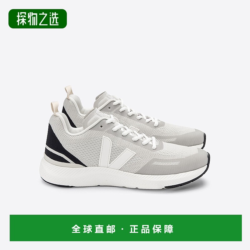 欧洲直邮VEJA Impala系列黑色/自然色再生聚酯纤维V标识训练