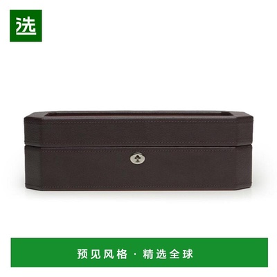 【美国直邮】Wolf|Wolf 458406 Windsor 10 件装棕色和橙色手表盒