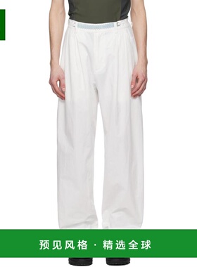 1h可退 香港直邮hyein seo 男士 白色 Wide 长裤 PS25 white白色
