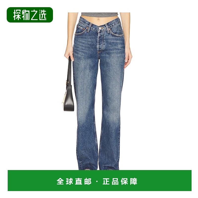 香港直邮AGOLDE 女士 V-waist Kelly 牛仔裤 A2291535