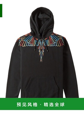 香港直邮Marcelo Burlon 翅膀印花连帽卫衣 CMBB007S16068029帽衫