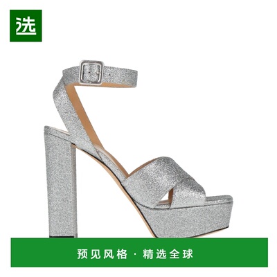 1h可退 香港直邮Sergio Rossi 塞乔·罗西 女士 凉鞋 metal金属色