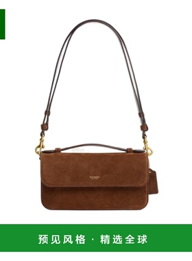 香港直邮COACH 女士斜挎包 CCY31B4WBR SS2026 棕色 ELORA 手提斜