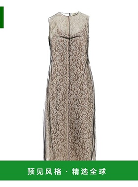 1h可退 香港直邮Fendi 芬迪 女士 花卉中长连衣裙 FDD298AUP7真丝