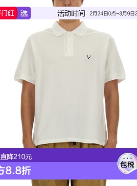 1h可退 香港直邮South2 West8 男士 棉质Polo衫 OT614 white白色