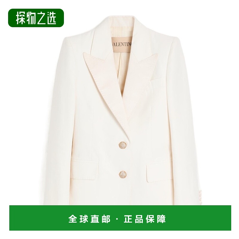 香港直邮Valentino 长袖西装外套 BCE4658T1华伦天奴翻领